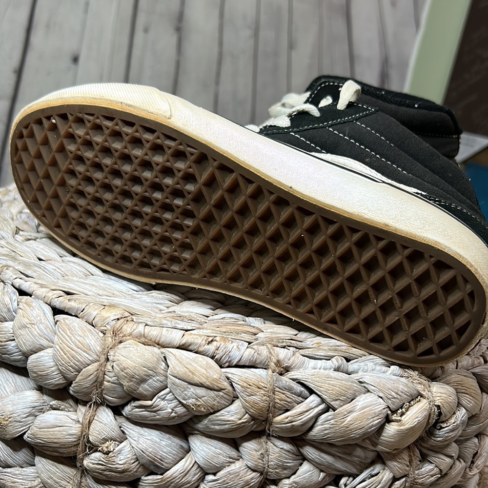 Vans Old Skool Black High Tops 5.5 - Picture 6 of 8
